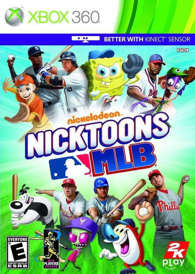 Nicktoons MLB (Xbox 360) - Game Manual Only