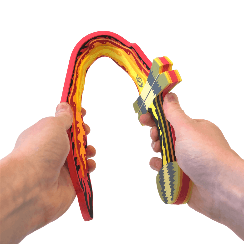 Fantasy Flame Foam Sword -