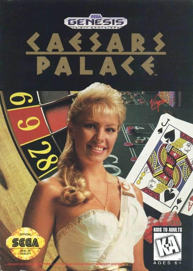 Caesars Palace (Sega Genesis) - Game Manual Only