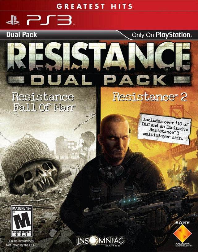 Resistance Greatest Hits Dual Pack (Playstation 3) - Game Manual Only