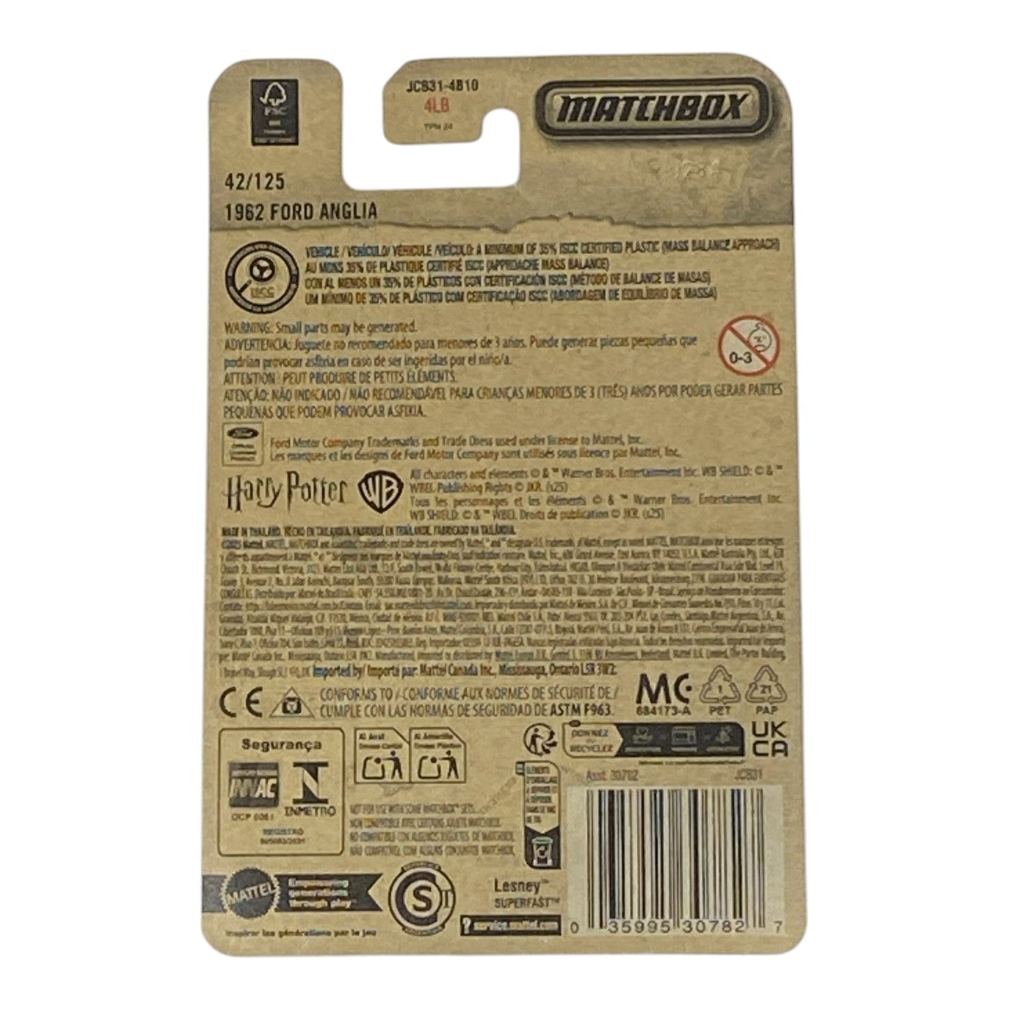 Matchbox 1962 Ford Anglia (Harry Potter) - 2026 Matchbox Series 42/125