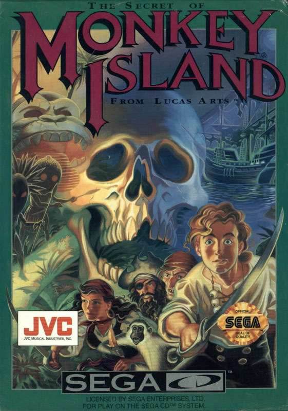 The Secret of Monkey Island (Sega CD) - Game Manual Only