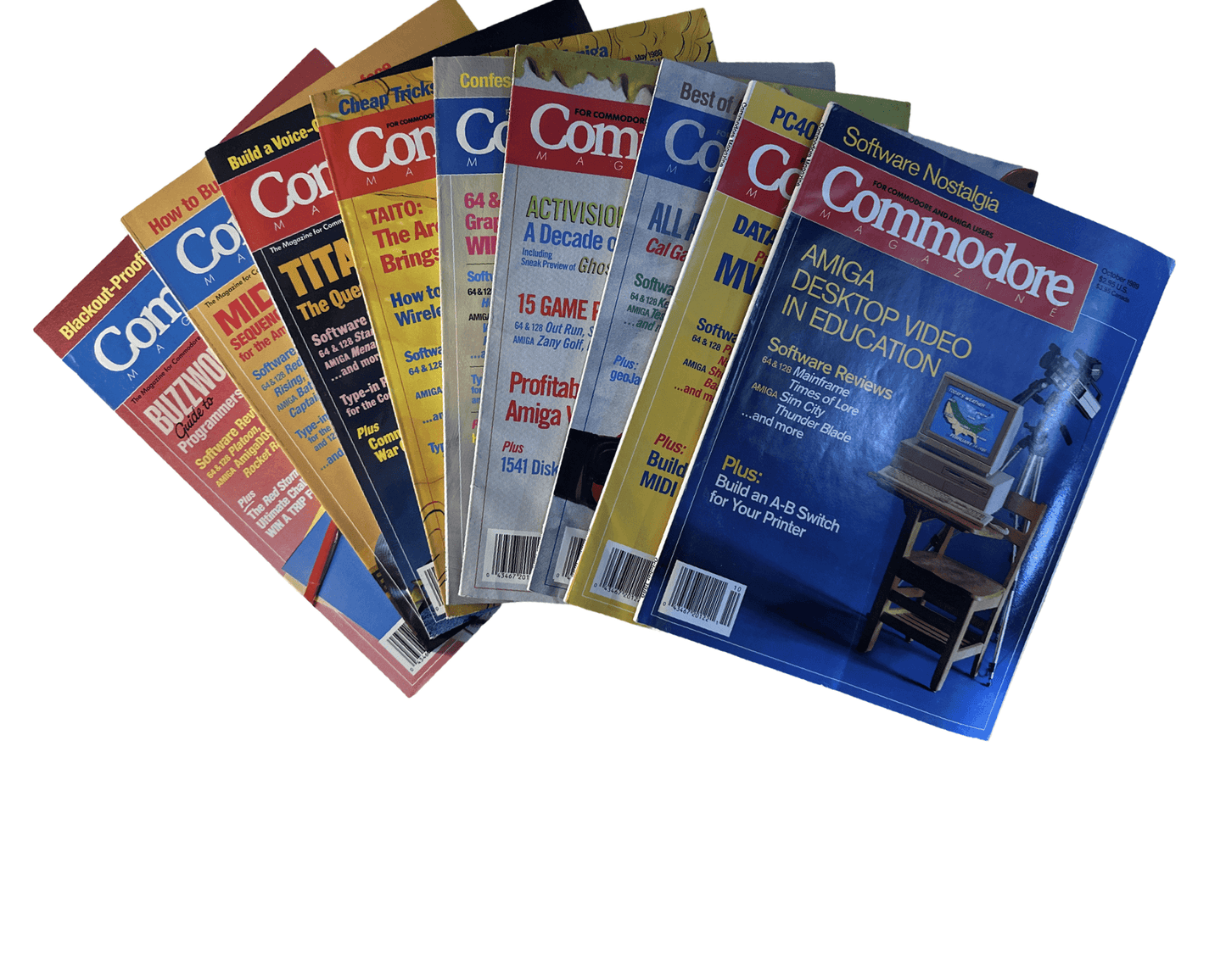 Commodore Magazine 1989 Back Issue(s) C64 C128 VIC-20 Commodore 64 Magazine -