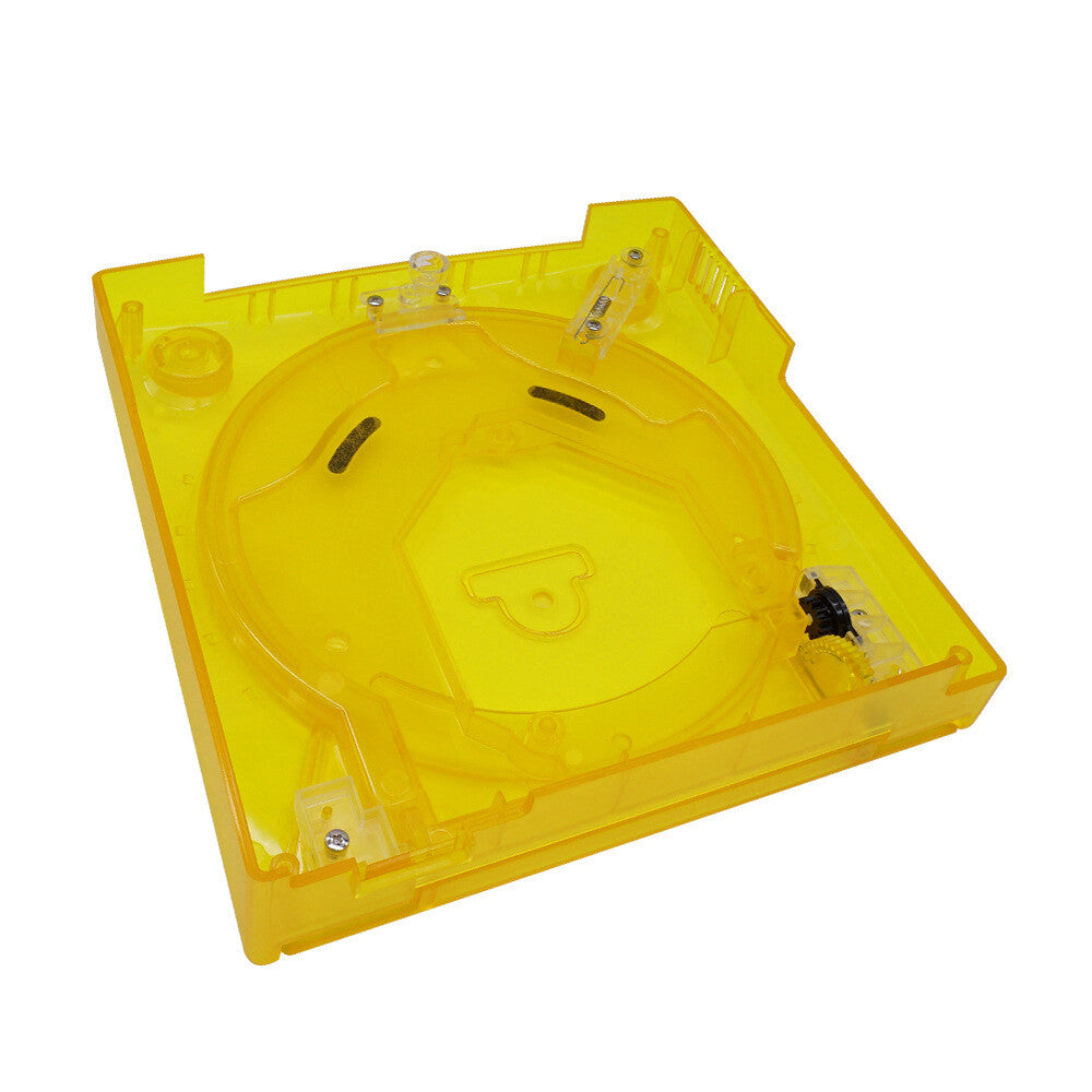 SEGA Dreamcast DC Yellow Replacement Console Shell Housing Transparent
