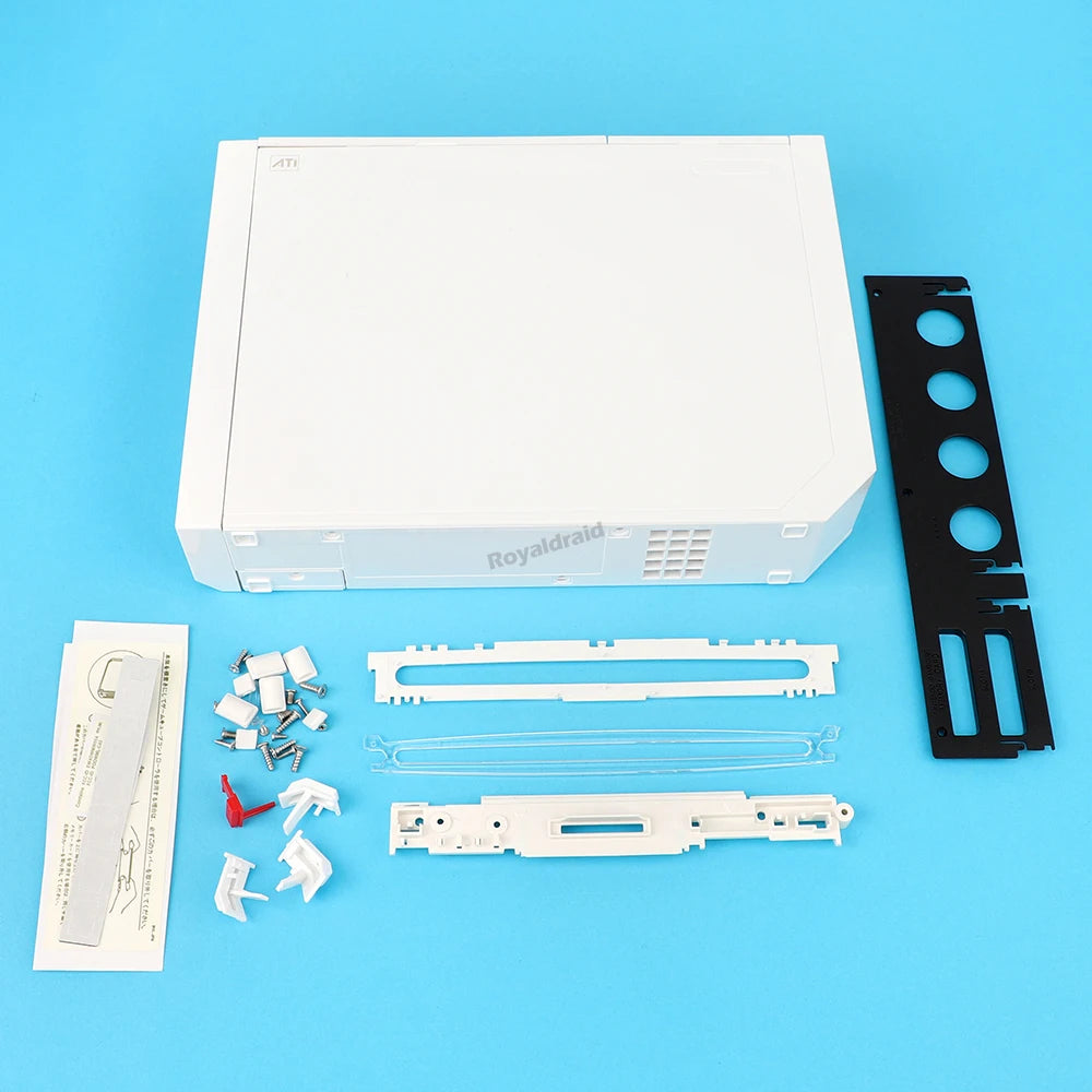 Nintendo Wii Full Replacement Shell Housing Faceplate White Complete
