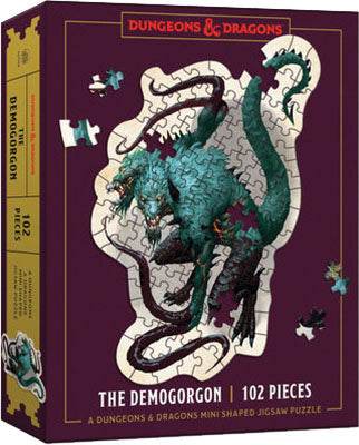 Dungeons & Dragons Mini Shaped Jigsaw Puzzle: The Demogorgon Edition -