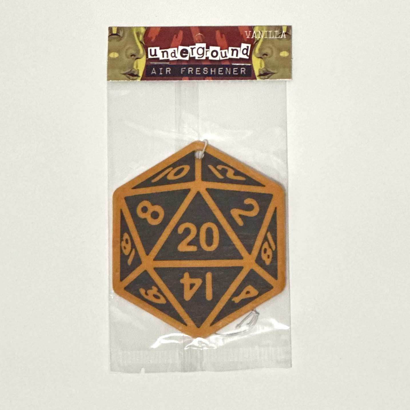 Dungeons and Dragons 20 Sided Die Air Freshener -