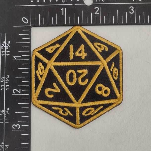 Dungeons & Dragons 20 Sided Die Patch -