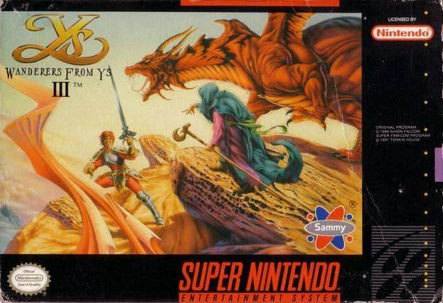 Ys III: Wanderers from Ys (Super Nintendo) - Game Manual Only
