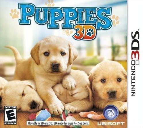Puppies 3D (Nintendo 3DS) - Game Manual Only