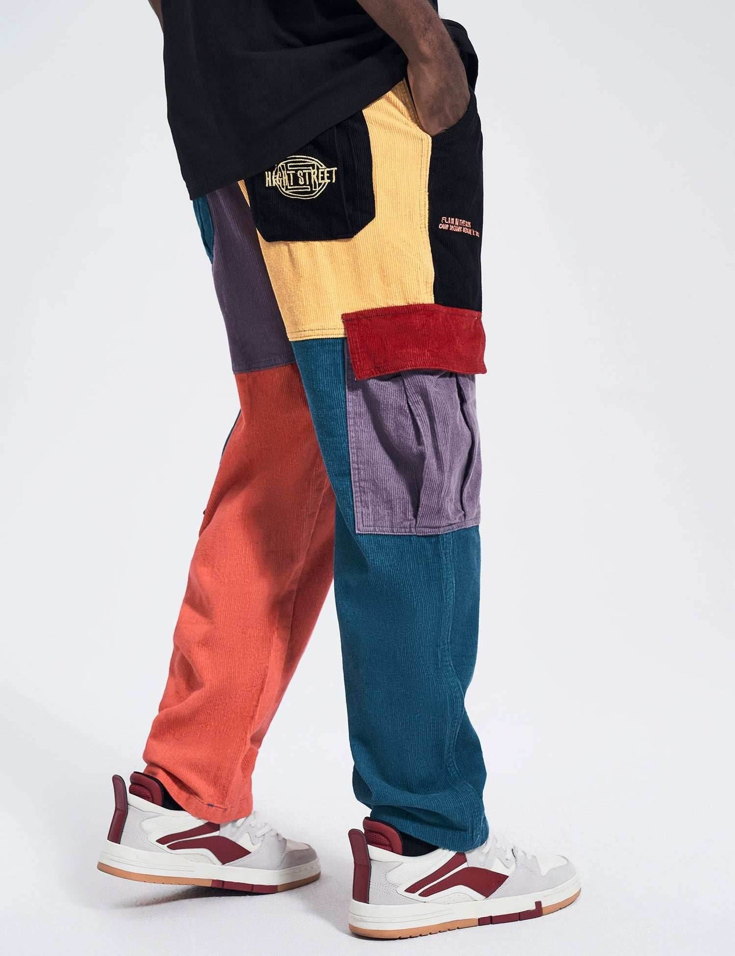 NP2 Urban Patchwork Cargo Pants - S