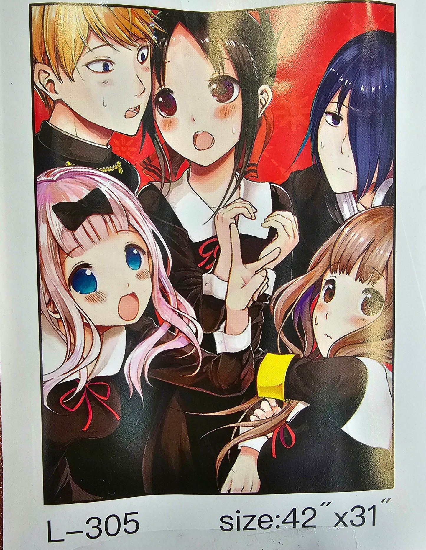 Kaguya Sama Love is War Wallscroll -