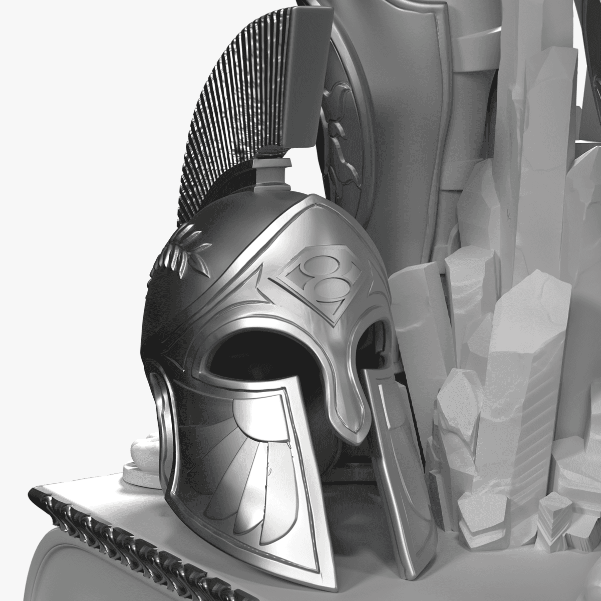 Superman: Prince of Krypton Statue — Silver Edition -