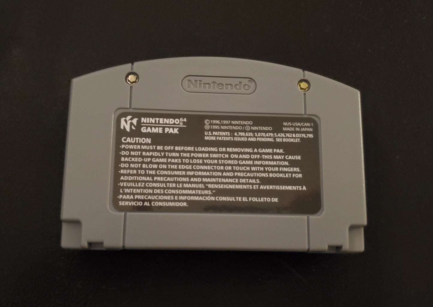 Snowboard Kids 1 N64 Nintendo 64 Video Game Cartridge 1997