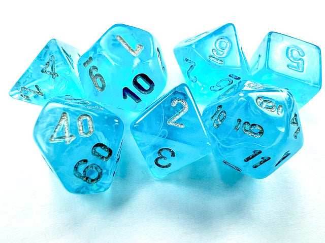 Luminary™ Mini-Polyhedral Sky/silver 7-Die set (Mini Poly Release 2) -
