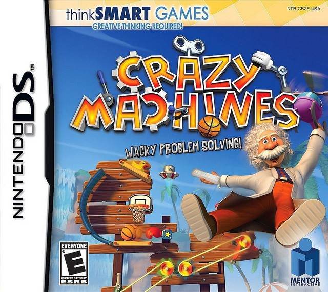thinkSMART Crazy Machines: Wacky Problem Solving! (Nintendo DS) - Game Manual Only