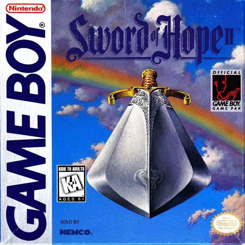 Sword of Hope II (Gameboy) - Game Manual Only