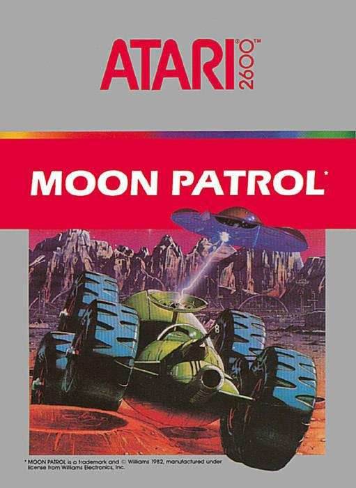 Moon Patrol (Atari 2600) - Game Manual Only
