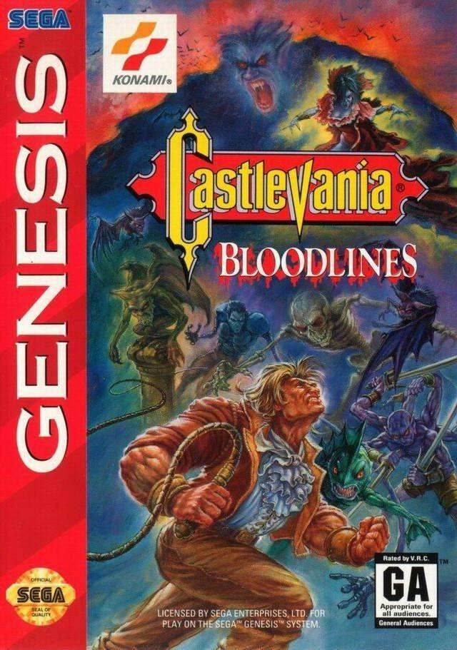 Castlevania: Bloodlines (Reproduction) (Sega Genesis) - Game Manual Only
