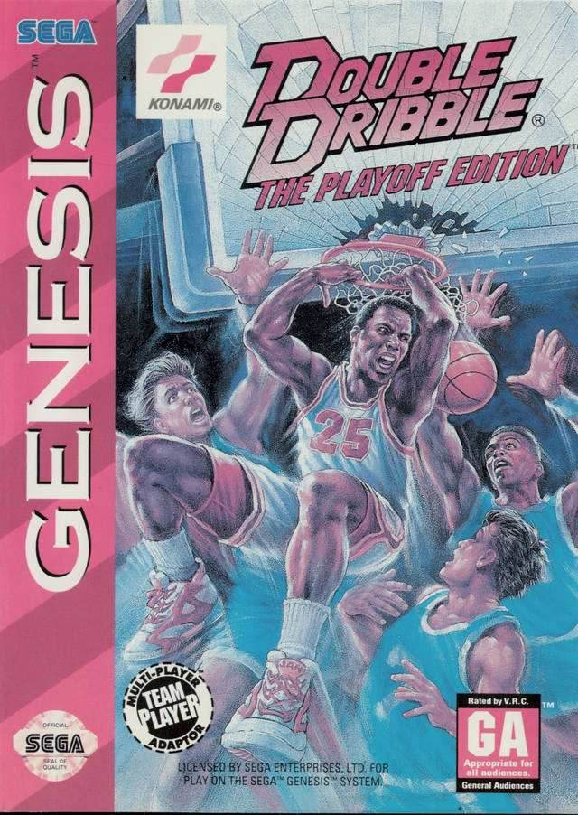 Double Dribble: The Playoff Edition (Sega Genesis) - Game Manual Only