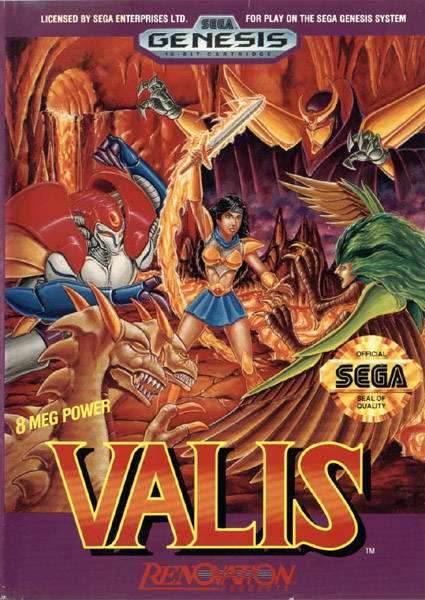 Valis The Fantasm Soldier (Sega Genesis) - Game Manual Only