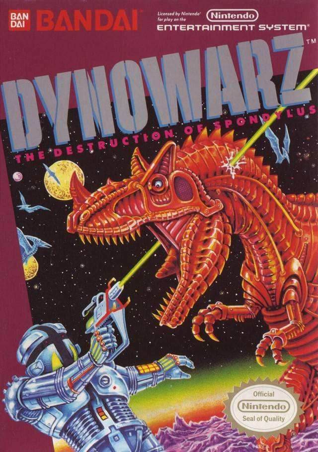 Dynowarz The Destruction of Spondylus (Nintendo NES) - Game Manual Only