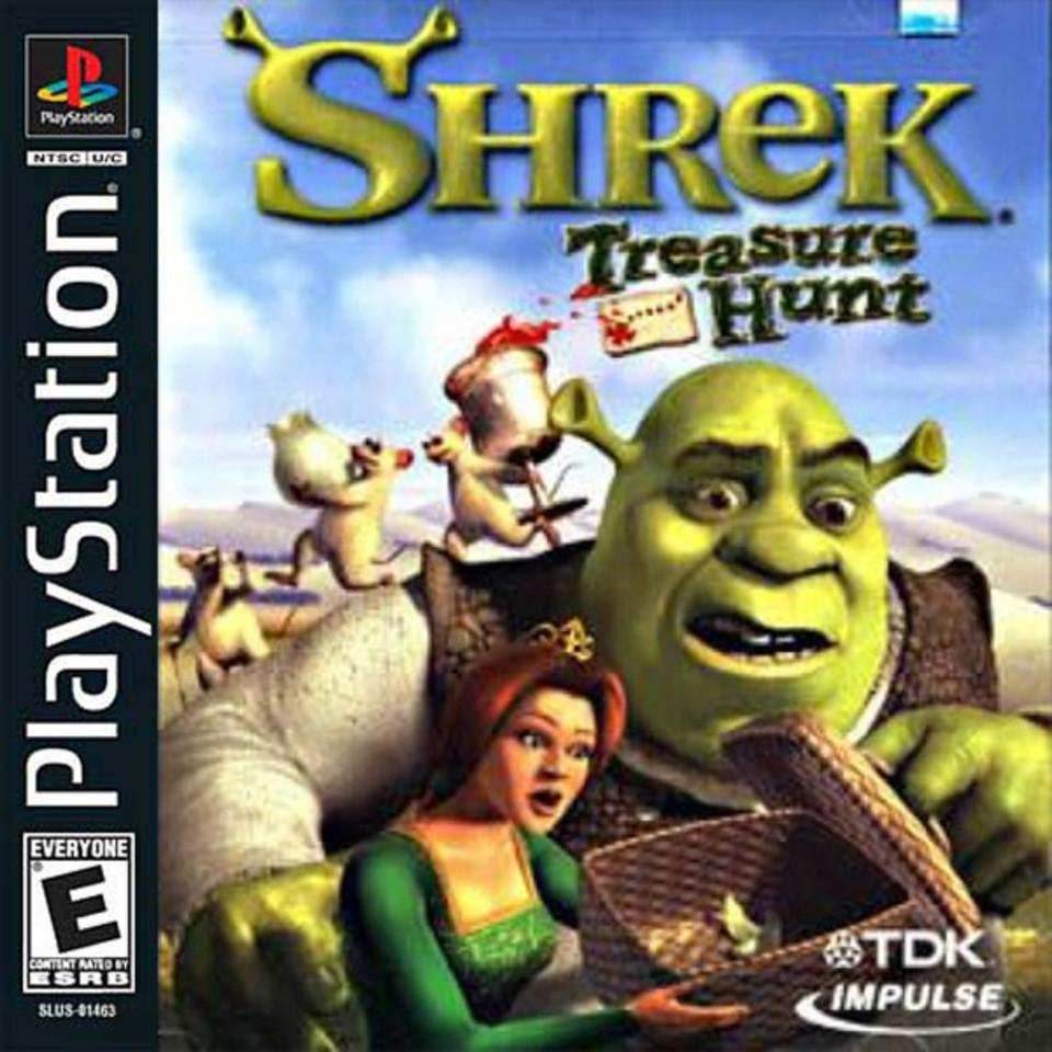 Shrek Treasure Hunt (Playstation) - Game Manual Only