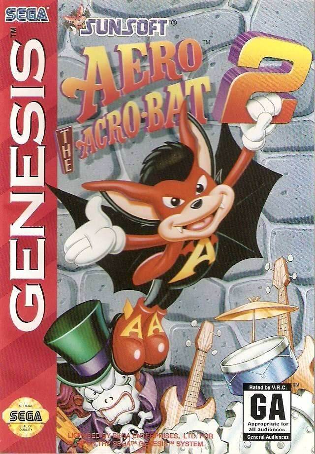 Aero The Acro-Bat 2 (Sega Genesis) - Game Manual Only