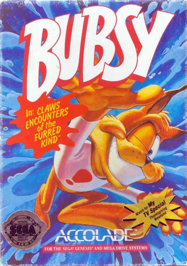 Bubsy (Sega Genesis) - Game Manual Only