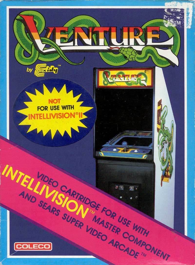 Venture (Intellivision) - Game Manual Only