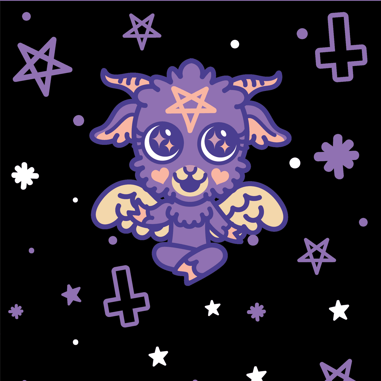 Baby Baphomet Ankle Socks -