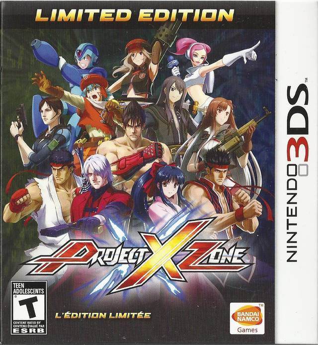 Project X Zone Limited Edition (Nintendo 3DS) - Game Manual Only