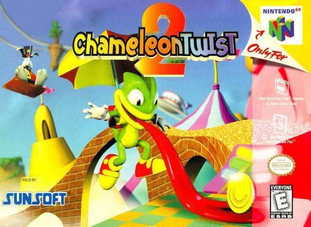 Chameleon Twist 2 (Nintendo 64) - Game Manual Only