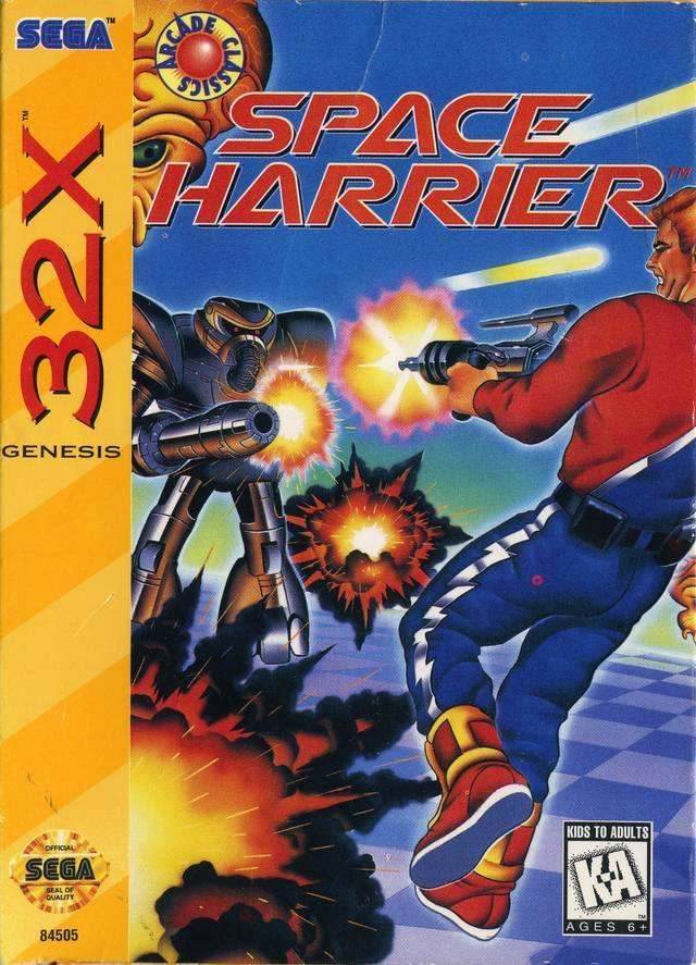 Space Harrier 32X (Sega Genesis) - Game Manual Only