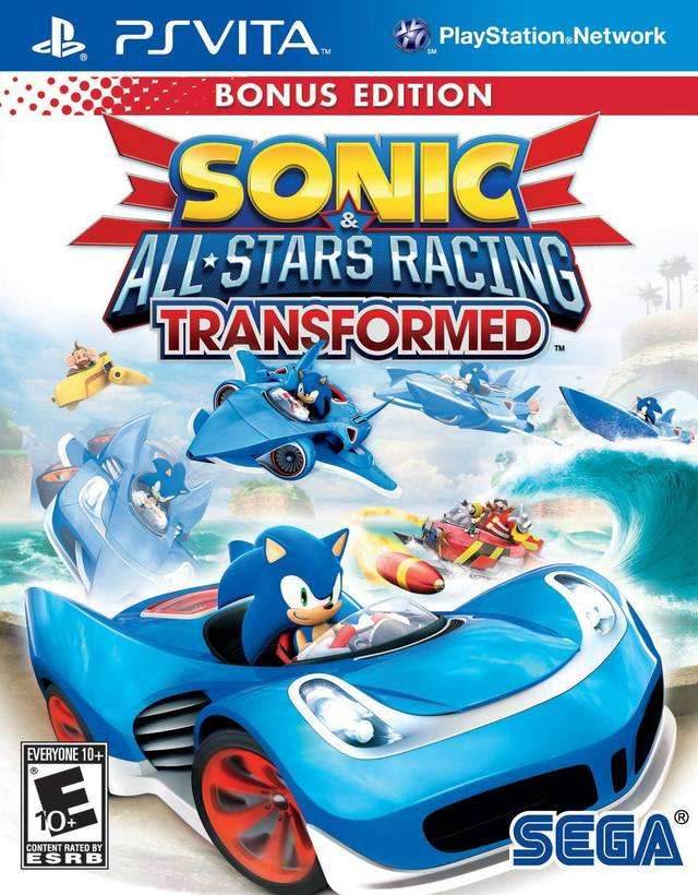 Sonic & All Stars Racing Transformed: Bonus Edition (Playstation Vita) - Game Manual Only