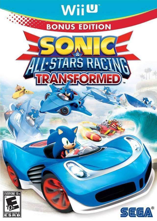 Sonic & All Stars Racing Transformed Bonus Edition (WiiU) - Game Manual Only