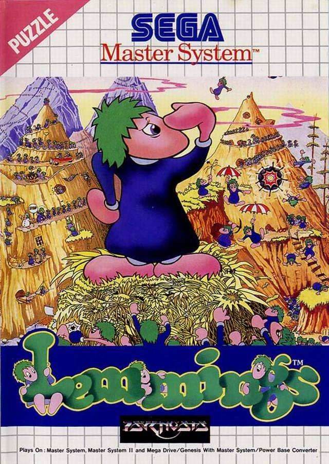 Lemmings (Sega Master System) - Game Manual Only