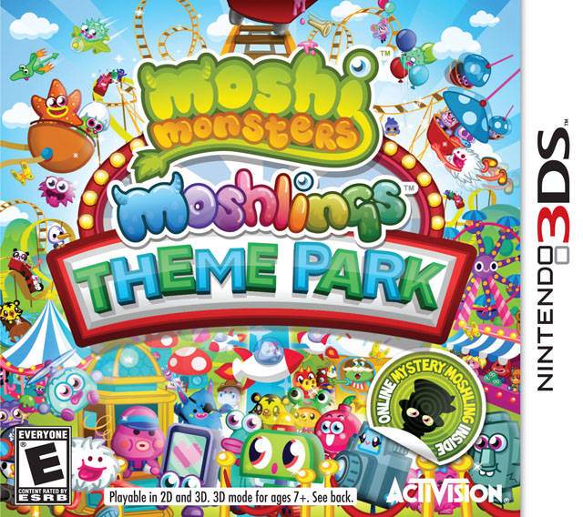 Moshi Monsters: Moshlings Theme Park (Nintendo 3DS) - Game Only