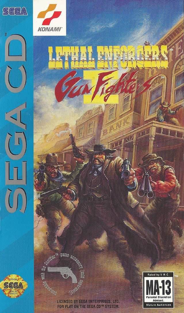 Lethal Enforcers 2 Crime Fighters (Sega CD) - Game Manual Only