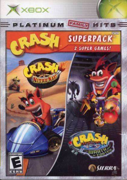 Crash Superpack - Crash Nitro Kart / Crash Bandicoot: The Wrath of Cortex (Xbox) - Game Manual Only