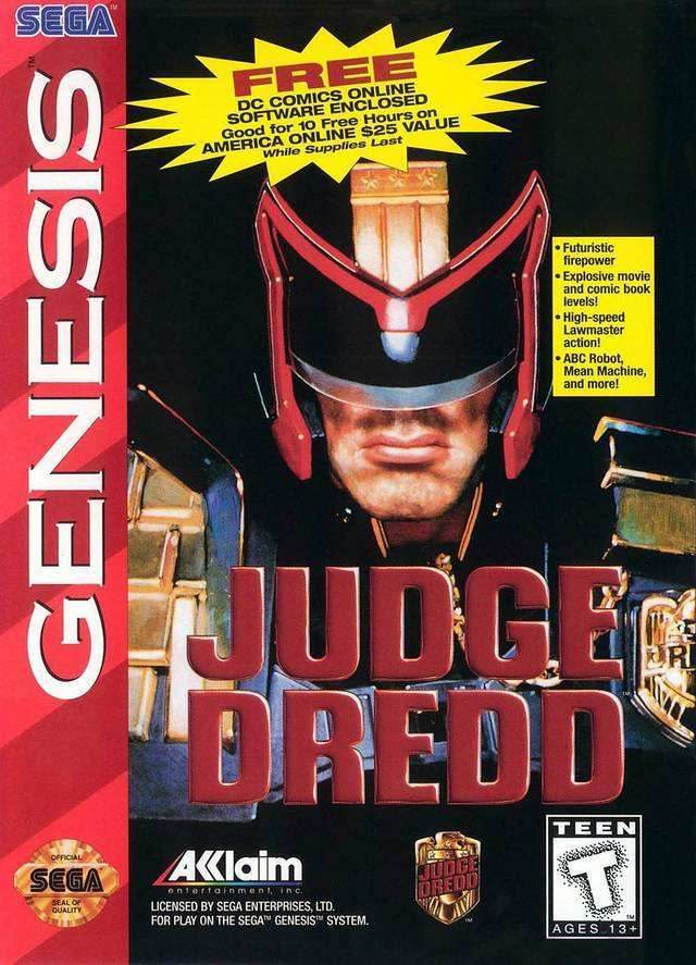 Judge Dredd (Sega Genesis) - Game Manual Only
