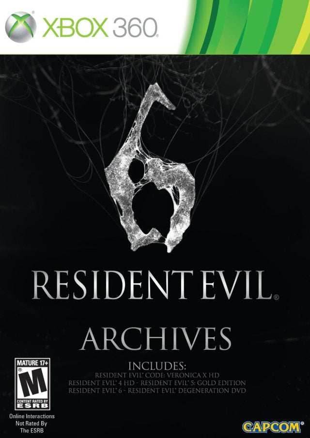 Resident Evil 6: Archives (Xbox 360) - Game Manual Only