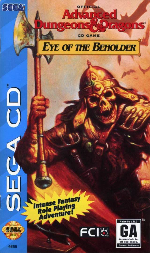 Advanced Dungeons & Dragons: Eye of the Beholder (Sega CD) - Game Manual Only