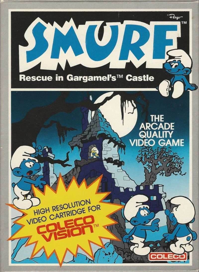 Smurf: Rescue in Gargamel's Castle (Colecovision) - Game Manual Only