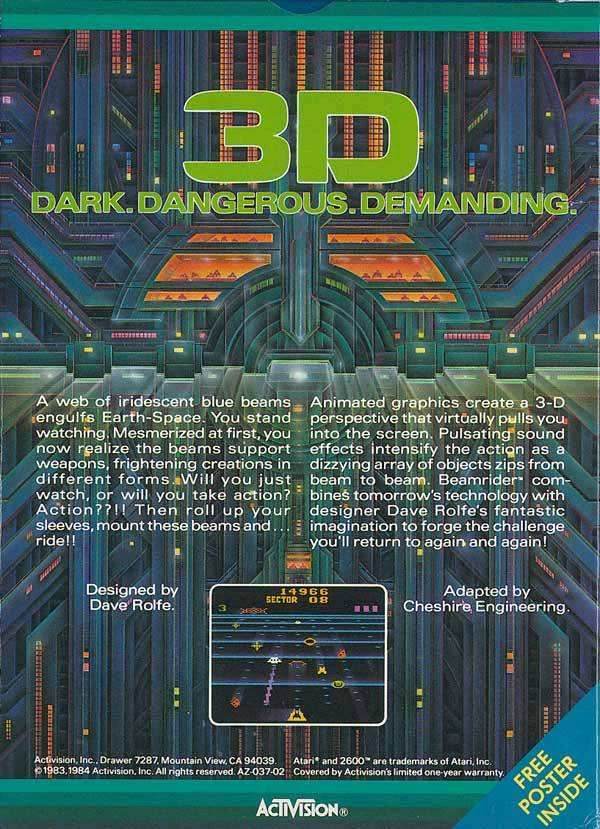 Beamrider (Atari 2600) - Game Manual Only