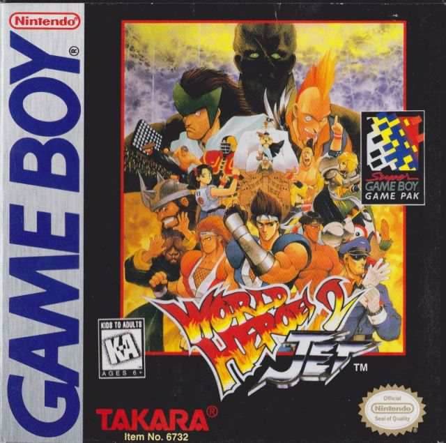 World Heroes 2 Jet (Gameboy) - Game Manual Only