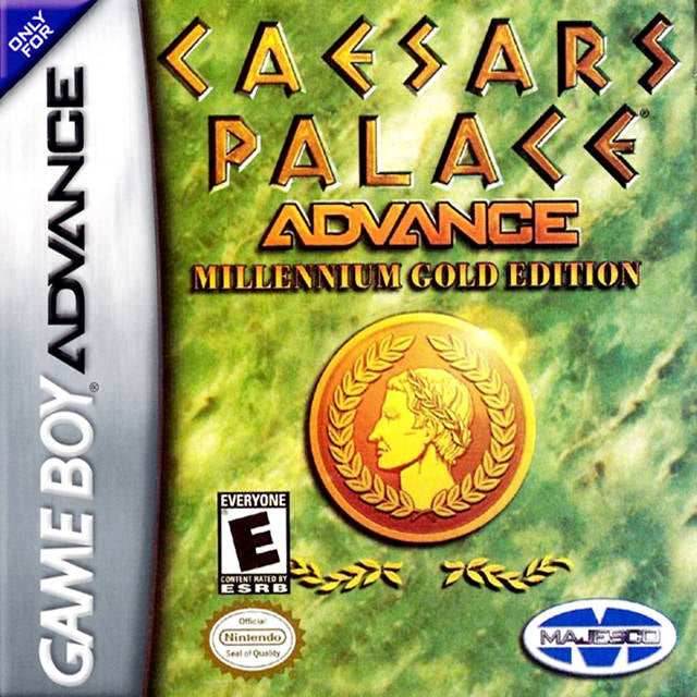Caesars Palace Advance: Millenium Gold Edition (Gameboy Advance) - Game Manual Only