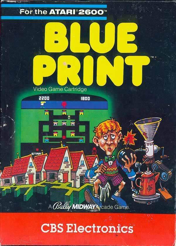 Blue Print (Atari 2600) - Game Manual Only