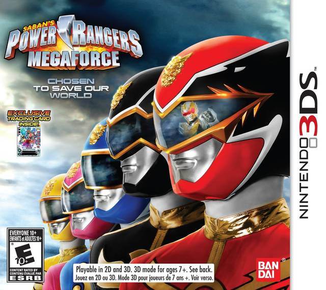 Power Rangers Megaforce (Nintendo 3DS) - Game Manual Only