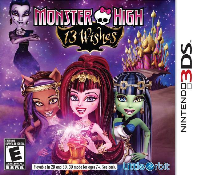 Monster High 13 Wishes (Nintendo 3DS) - Game Only